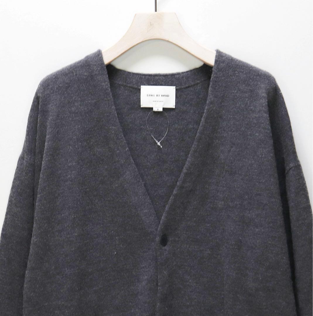 《STILL BY HAND》未使用 シルクウール ニットカーディガン 2(L)