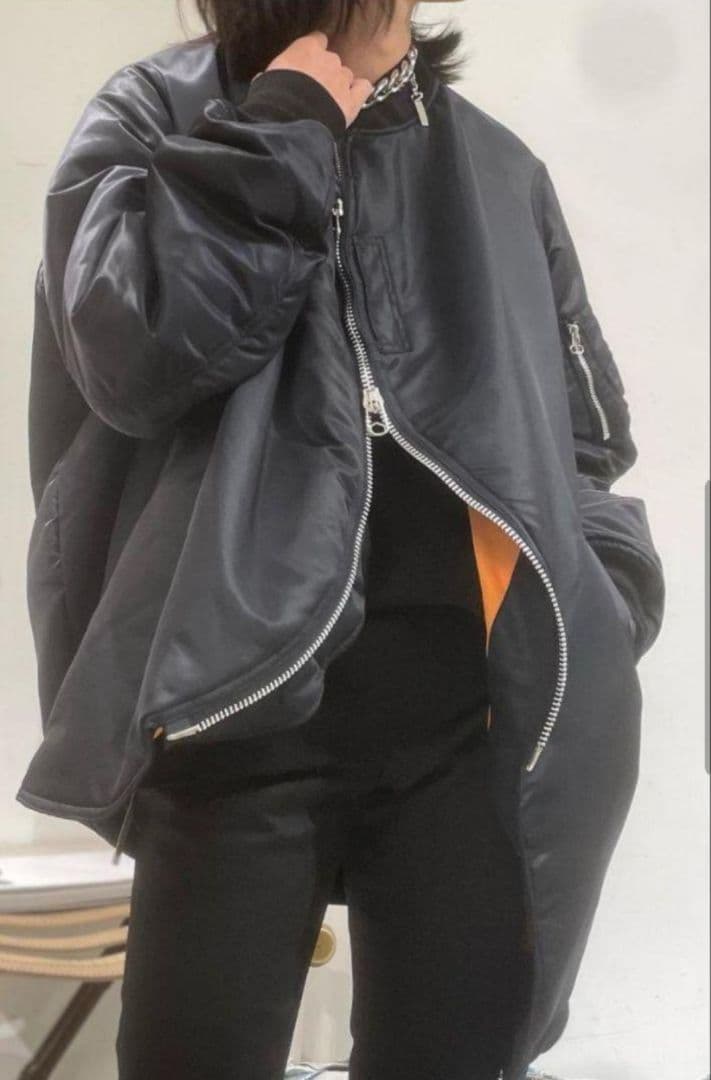 最新ファッション - ANREALAGE アンリアレイジ BALL MA-1 ブラック 48