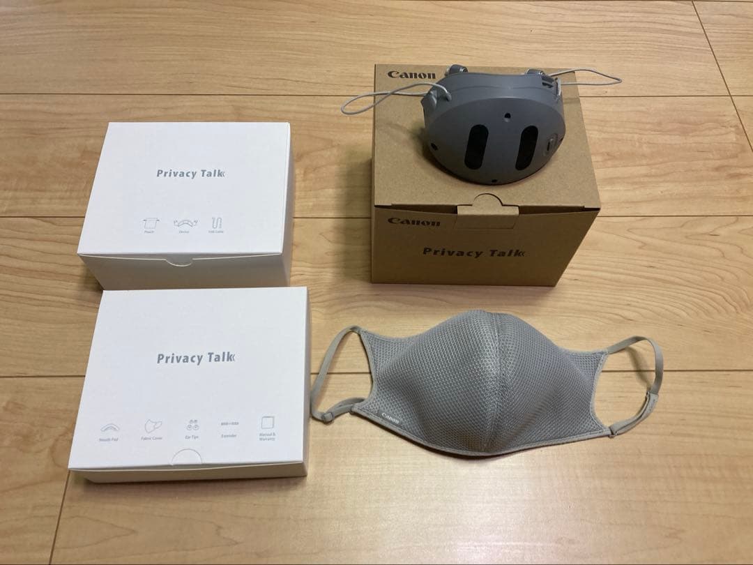 【使用回数少】Canon Privacy Talk キヤノン「Privacy Talk」が一般販売開始！ マスク型のユニークな“減音