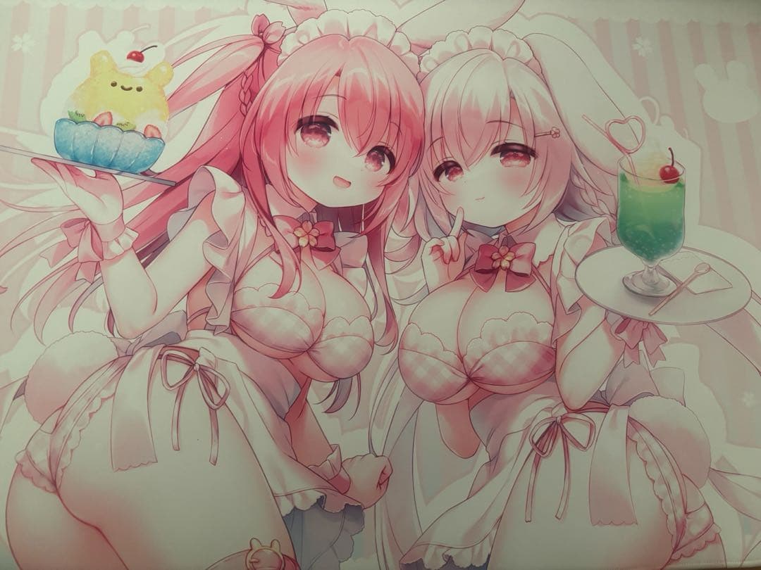 うさ城まに デスクマット Wさくらちゃん 上海cp