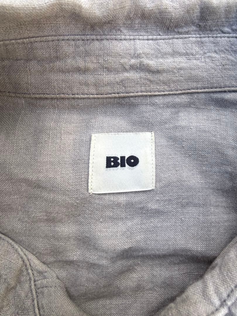 ポーカーズカンティス着用 bio リネンシャツ