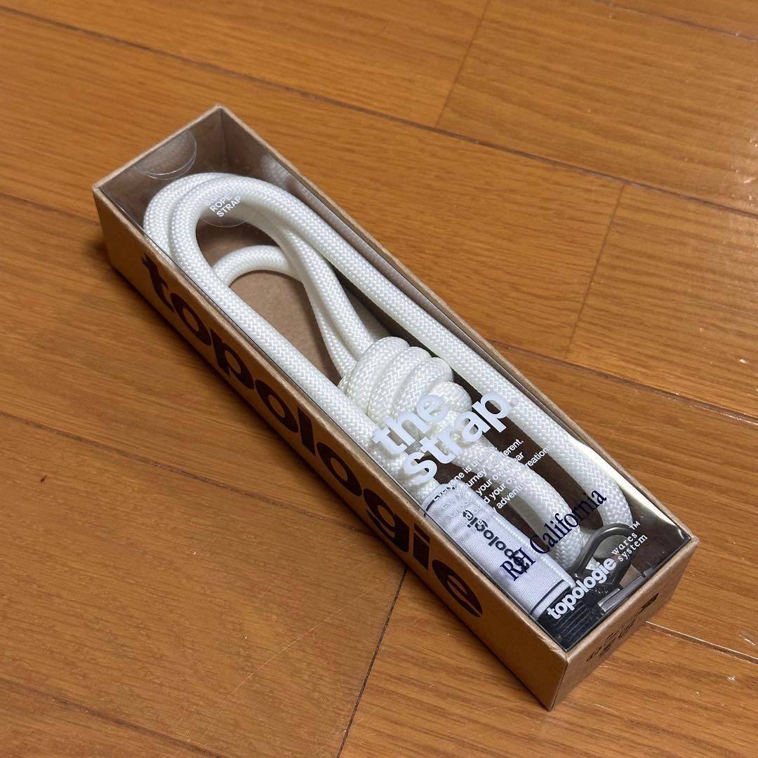 【新品未使用未開封】RonHerman topologie ストラップ　ホワイト Topologie | 6.0mm ストラップ Snow White Melange｜【公式】ACTUS