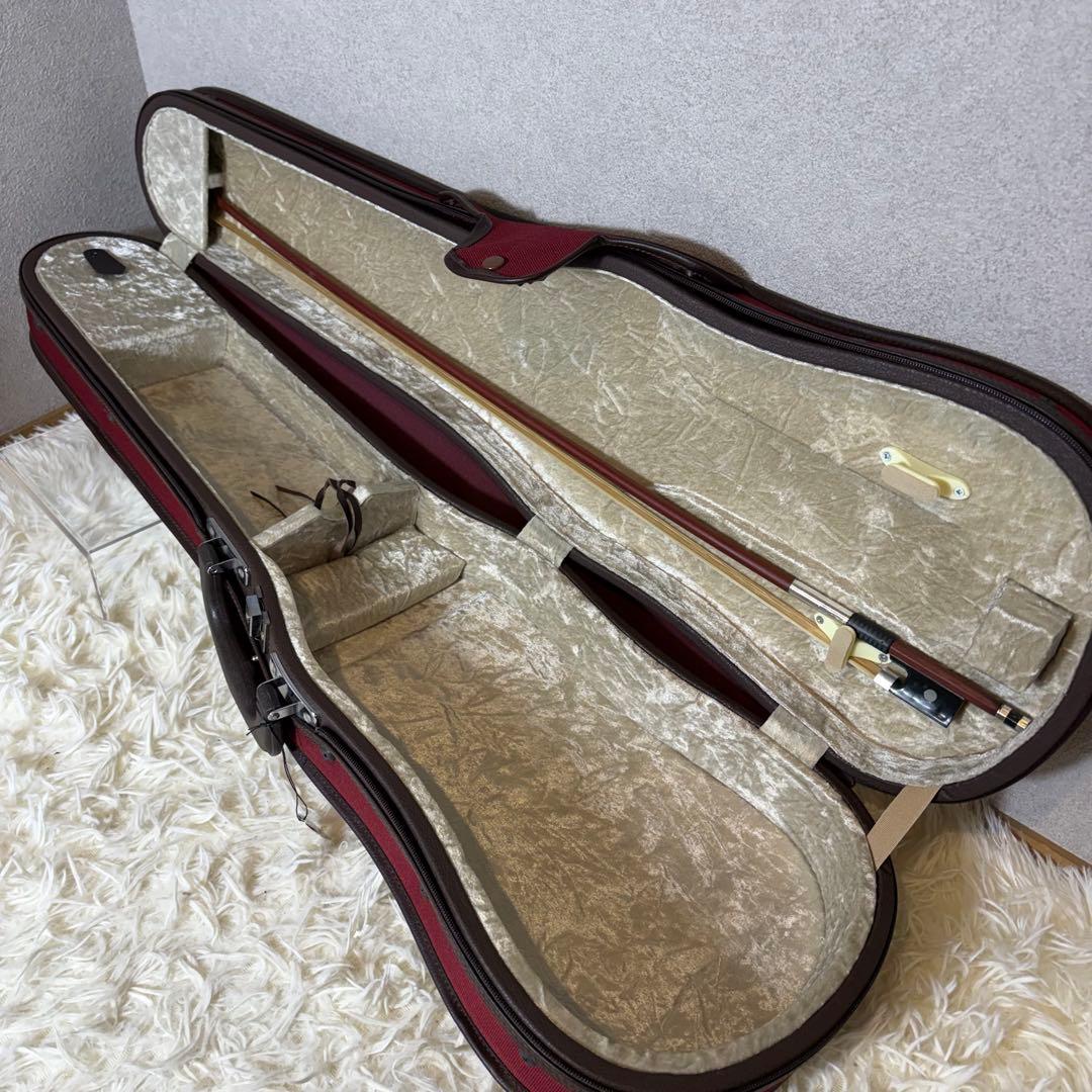 極美品】K. SHIMORA NO.80 4/4 バイオリン ドイツ製 新品弓 - メルカリ