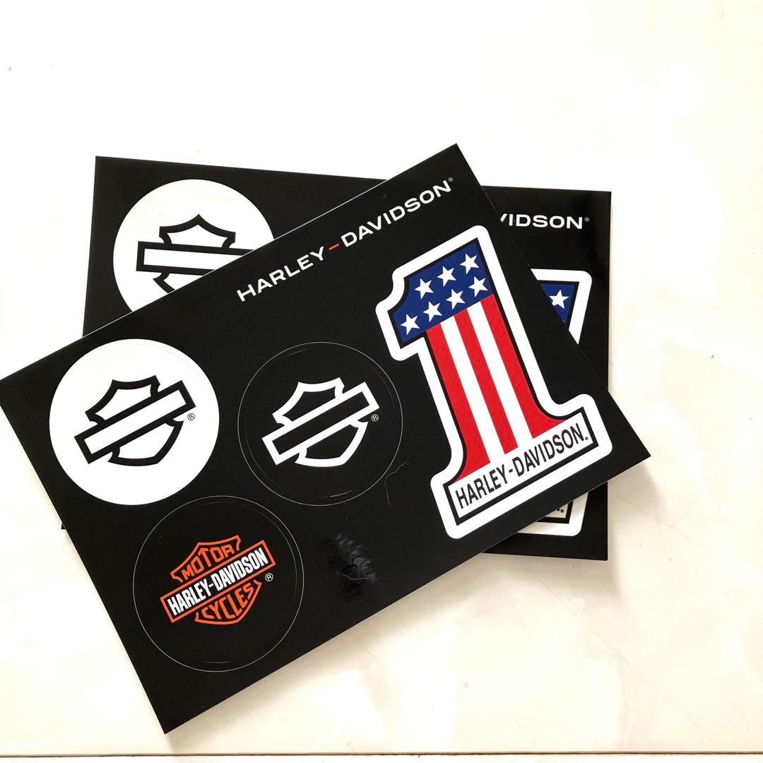 ハーレーダビッドソン ステッカー 2枚 - メルカリ