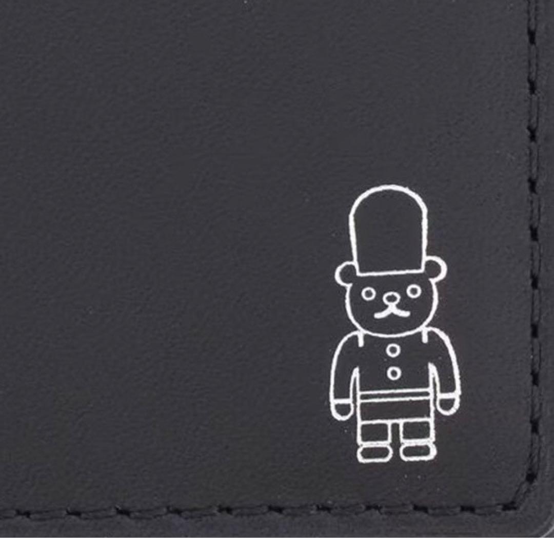 《マッキントッシュ》箱付未使用 バッキンガムベア箔押し レザーかぶせ式長財布