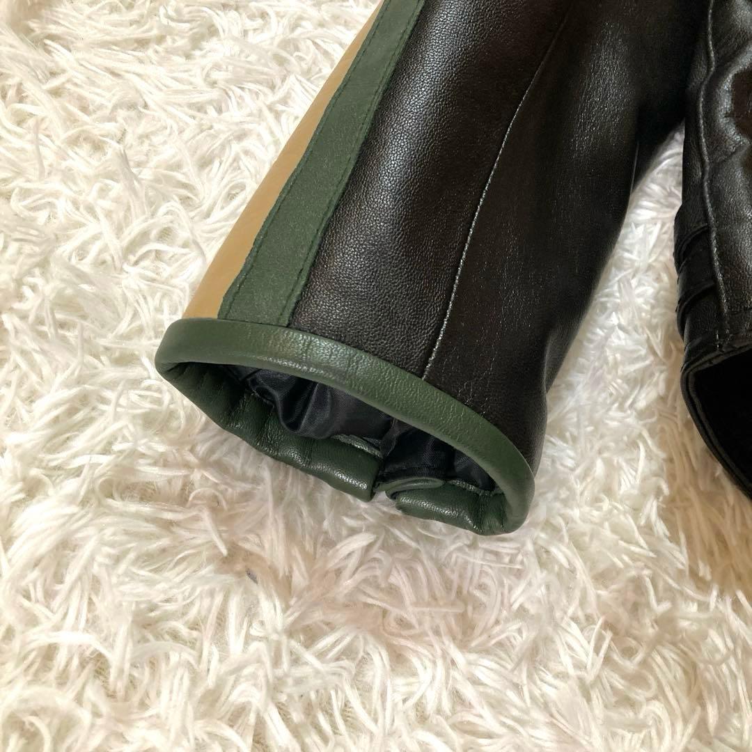 極美品】DEGNER デグナー XL 黒 シングルライダース 山羊革 バイカー