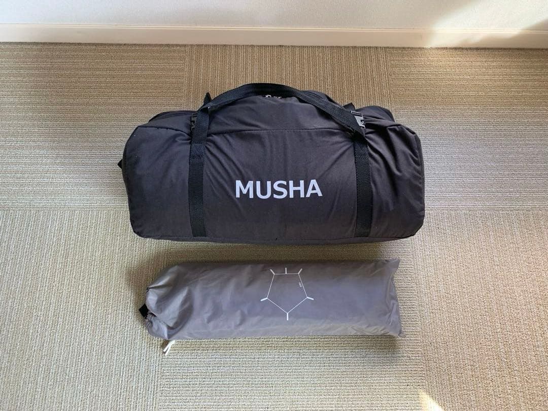 DOD ムシャテント ブラック グランドシート付き ムシャテント（ブラック） T1-819-BK - DOD（ディーオーディー）【公式