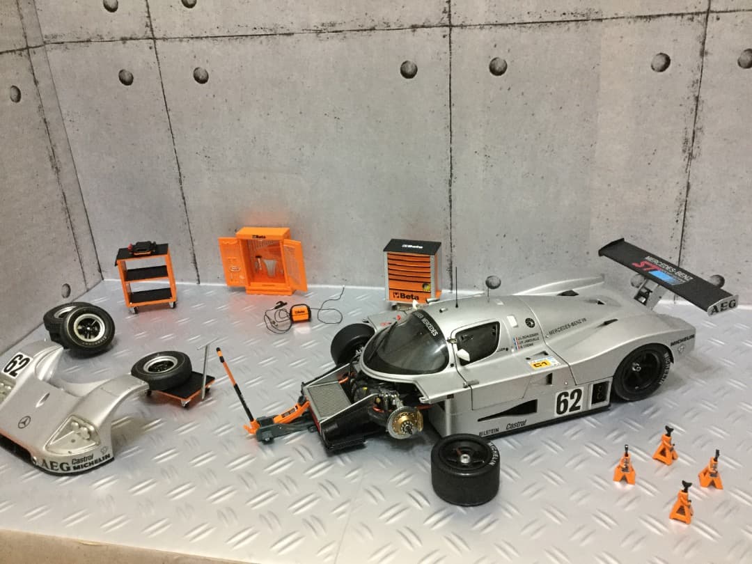 ミニカー EXOTO 1/18 Sauber Mercedes C9 #62