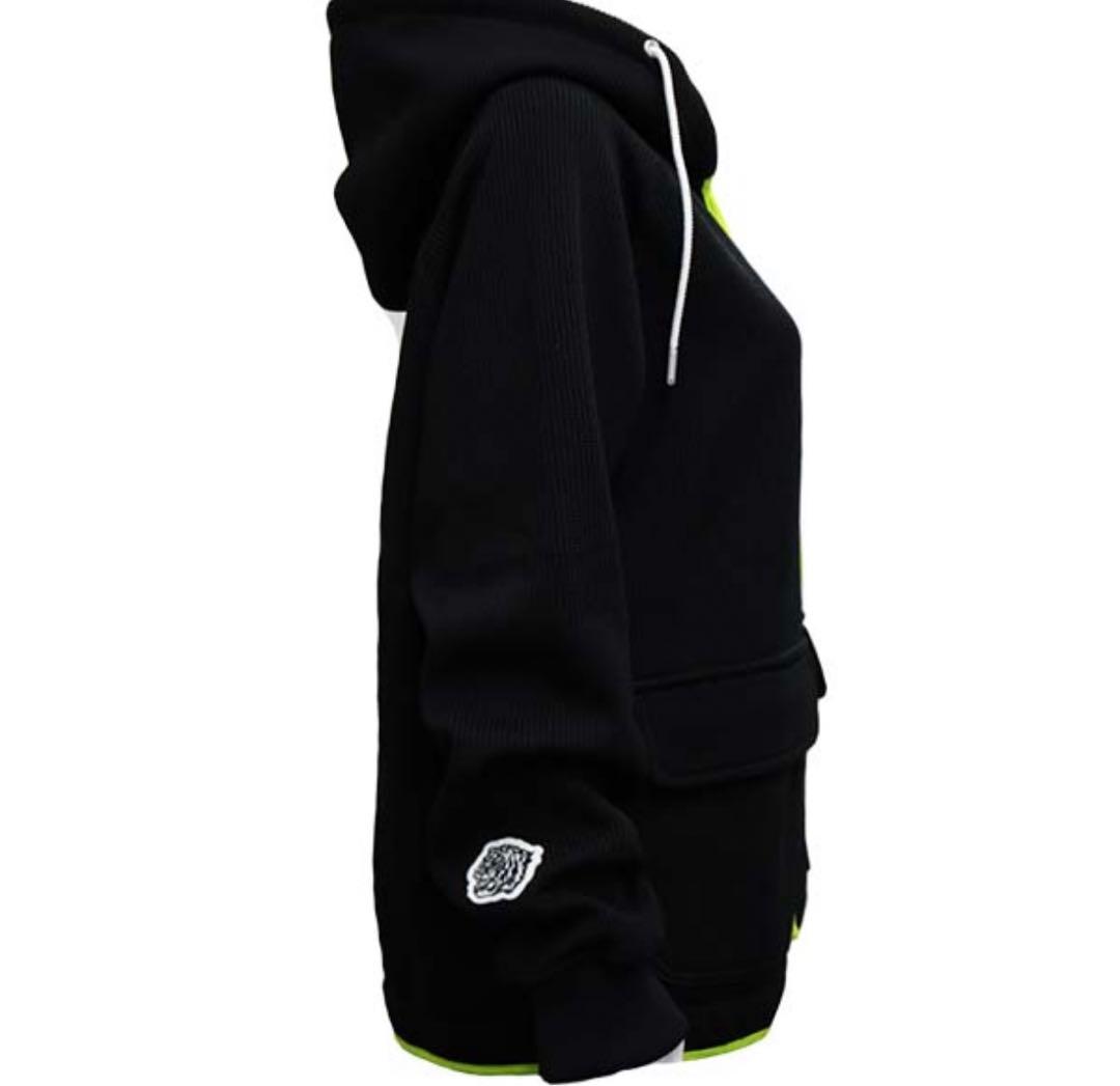 DECEMBERMAY ゴルフ パーカー フルジップ ワッフル フーディー 半額