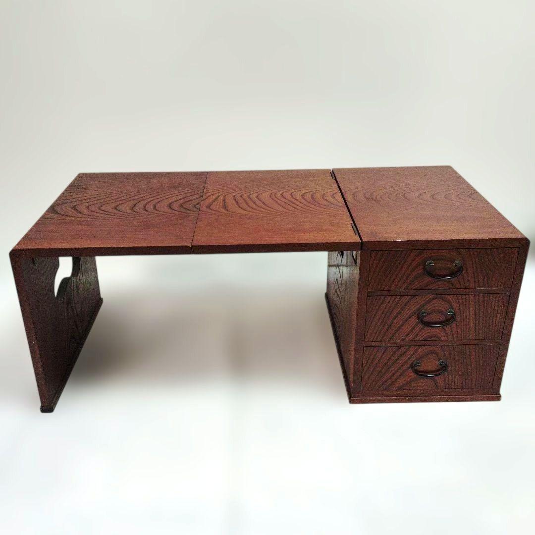 折り畳み座机・文机　昭和レトロ家具　ヴィンテージ家具　アンティーク 座机 文机 ちゃぶ台 座卓 レトロ 昭和 アンティーク ヴィンテージ 骨董