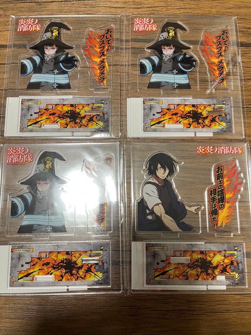 最終値下げ‼️くじコレ パチスロ 炎炎ノ消防隊 ジオラマ　S賞B賞C賞D賞