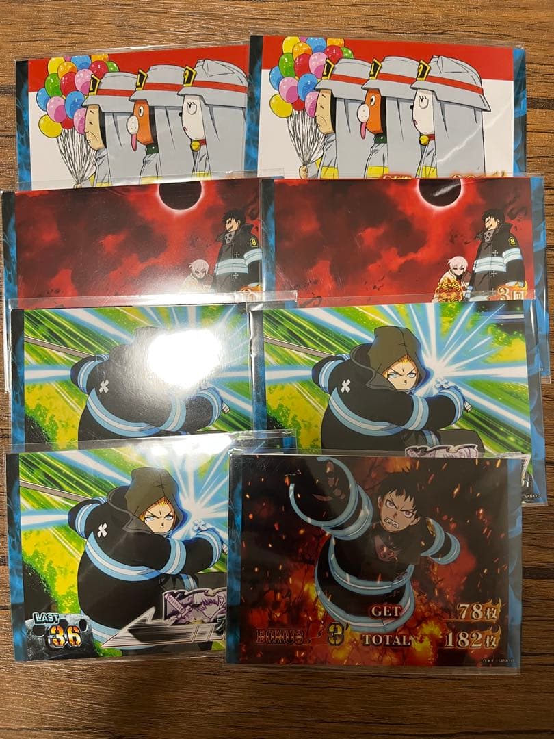 最終値下げ‼️くじコレ パチスロ 炎炎ノ消防隊 ジオラマ　S賞B賞C賞D賞