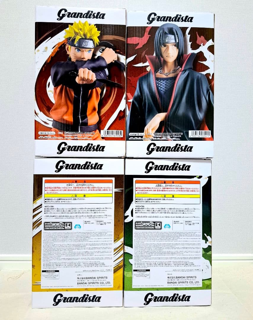 疾風伝　Grandistaうずまきナルト　うちはイタチ　ミナト　カカシフィギュア