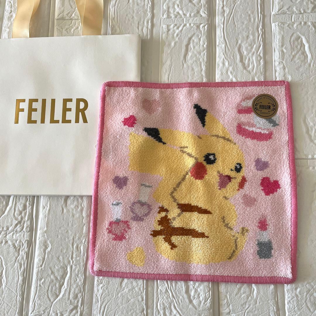 新品 フェイラー ラブラリーバイフェイラー ポケモン コラボ ハンカチ