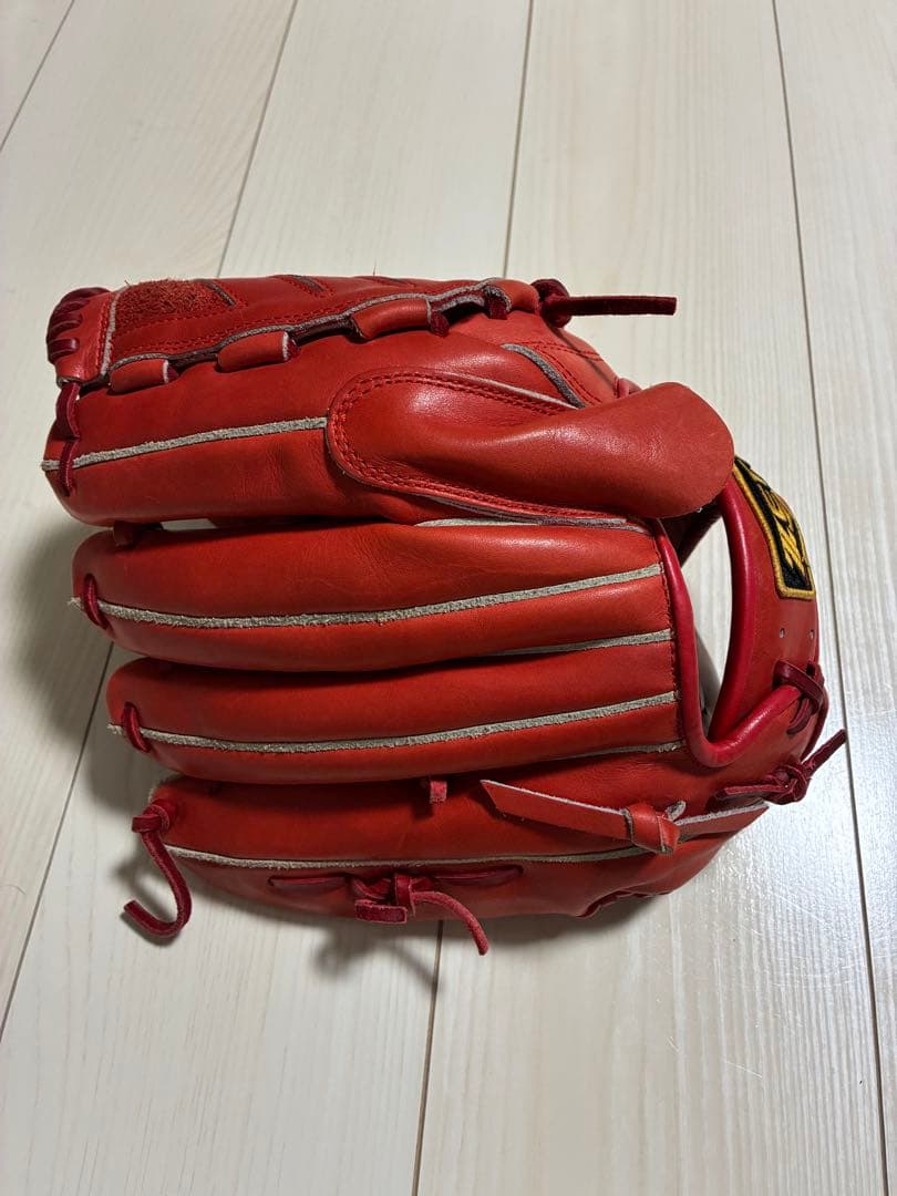 プロ選手支給品 ZETT FIGHTERS 硬式グローブ 13-09 レッド - メルカリ