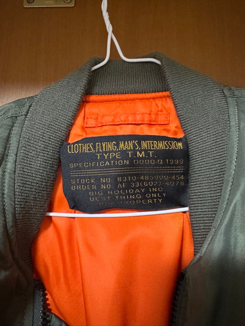 u*8様 AVIREX TMT MA-1 カーキ Lサイズ - メルカリ