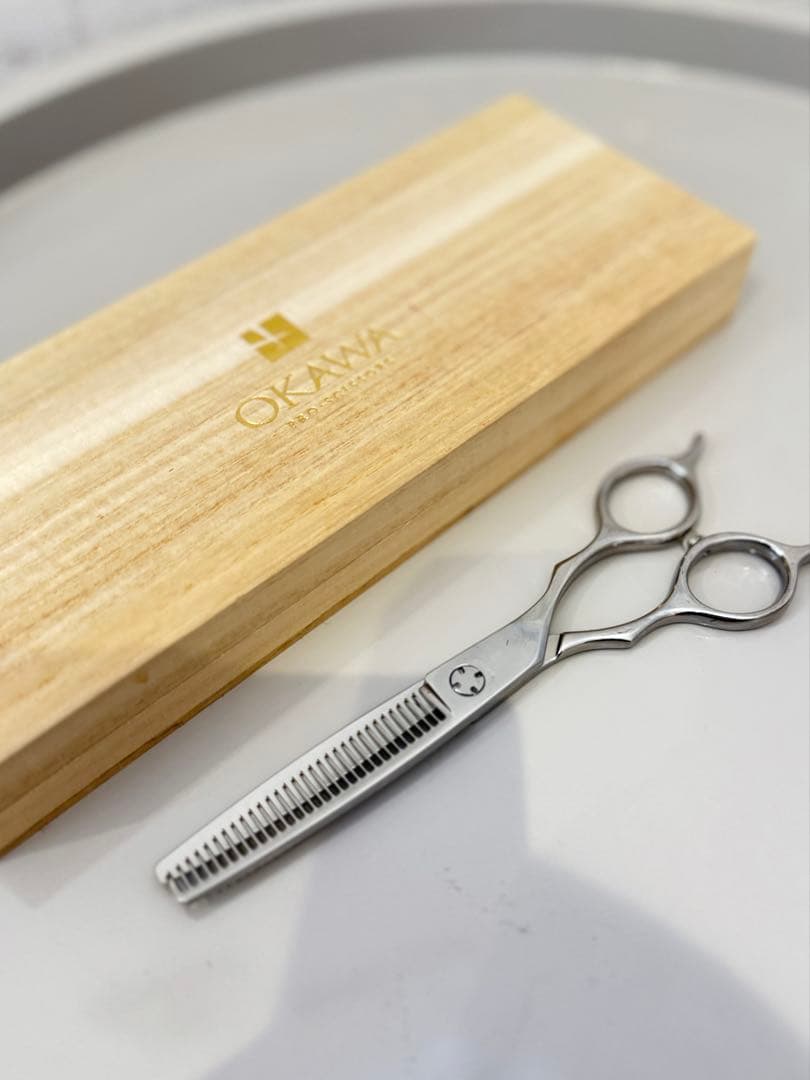 【ほぼ新品】オオカワプロシザース　セニング　SG301 セニングシザー INDEX | OKAWA pro-scissors 理美容ハサミのオオカワ