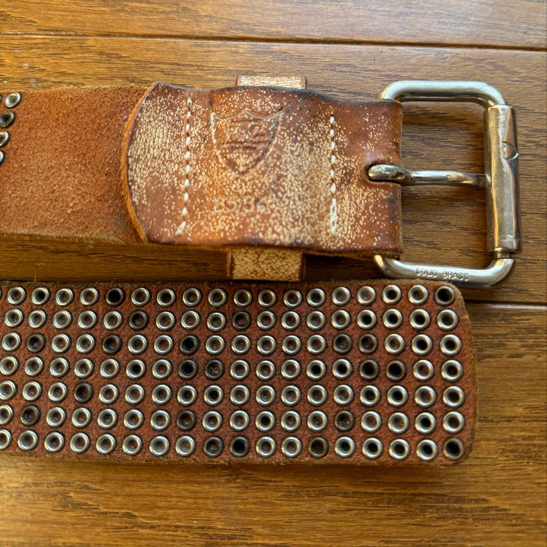 HTC スタッズベルト 7連 85/34 全長110 W82-92 - メルカリ