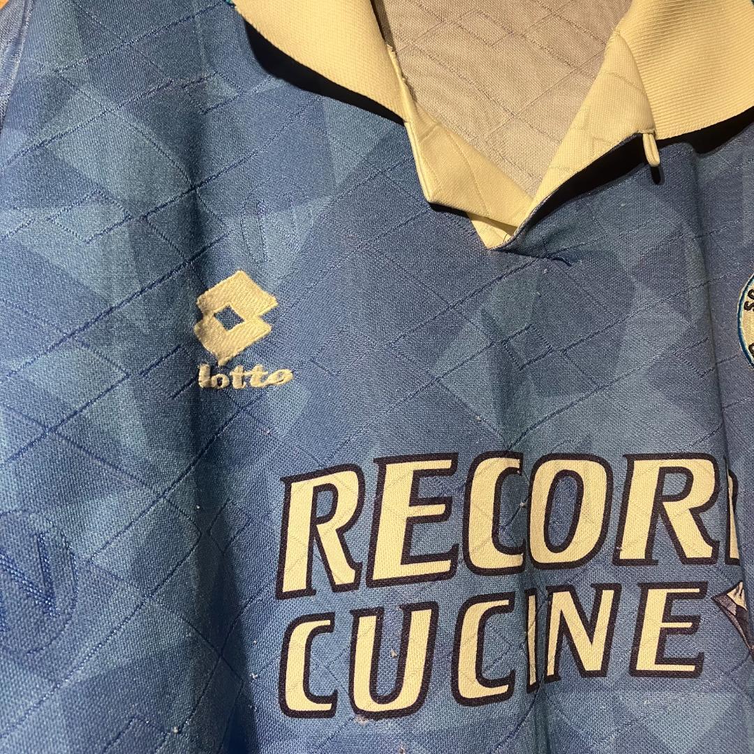 lotto 1994 ナポリ ユニフォーム 半袖/水色/1st/マラドーナ - メルカリ