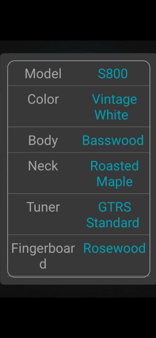 ヘッドホン付き　Mooer GTRS S800 アイボリーホワイト