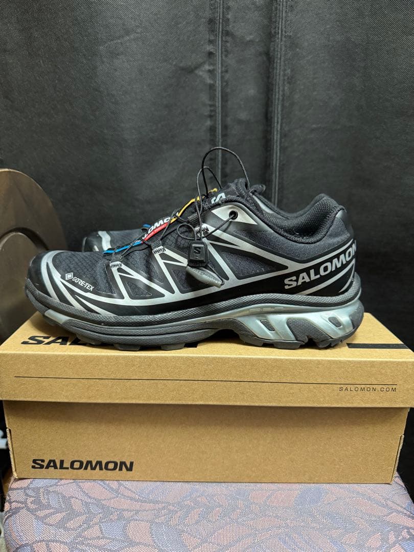 SALOMON XT-6 GTX ブラック/グレー 27.0cm