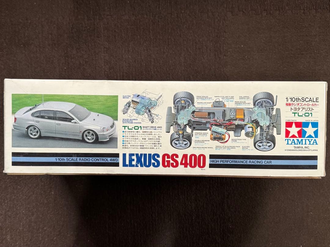 未組立品 タミヤ TL-01シャーシ トヨタ アリスト LEXUS GS400