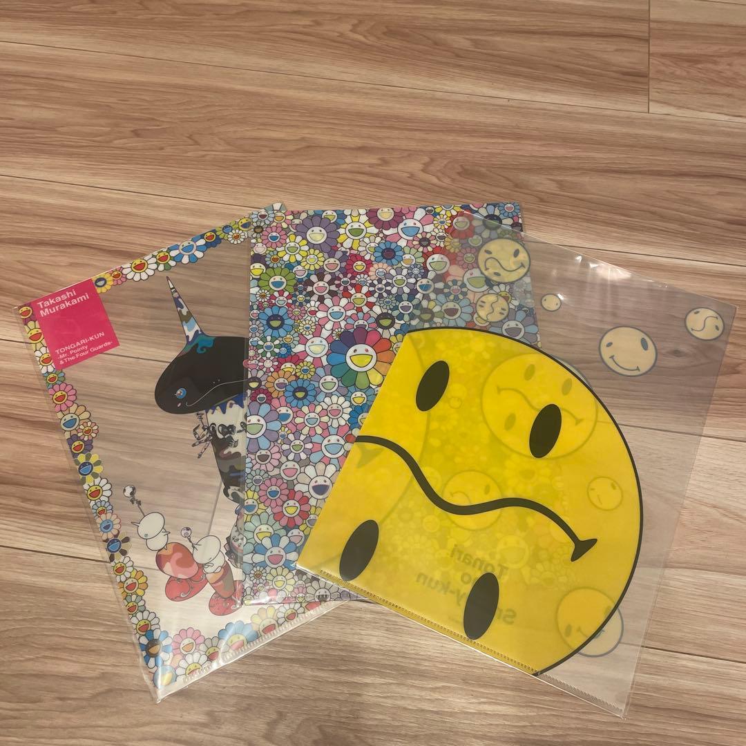村上隆 ステッカー タオル ピンバッジ　クリアファイル　パズルセット