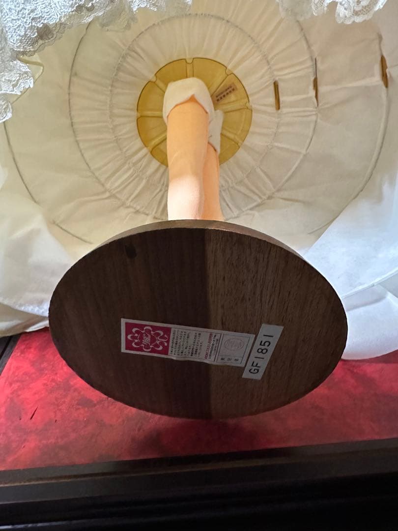 希少・特大　昭和レトロ スキヨ人形 フランス人形 リボン印 ウエディング　白