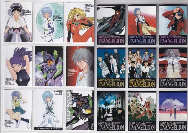 エヴァンゲリオン　カードダスマスターズ参集　３集　全種フルコンプ　バインダー付