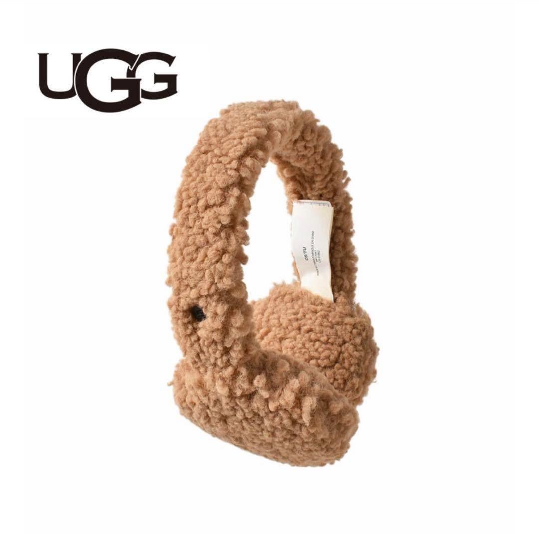 ugg イヤーマフ キャメル 箱付き - メルカリ
