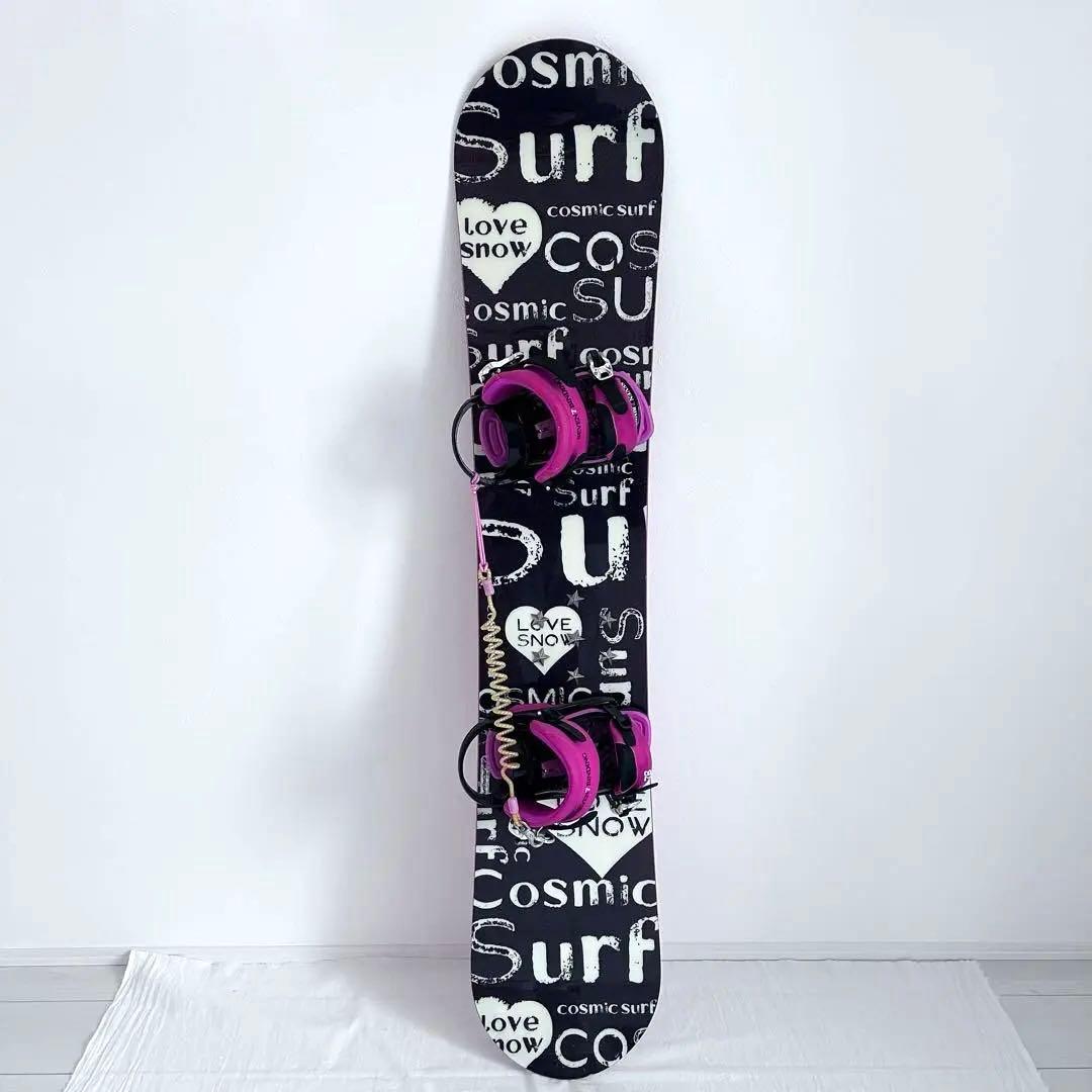 【初心者向け】Cosmic Surf スノーボード板 142cm 楽天市場】COSMIC SURF コスミックサーフ スノーボード 板 レディース
