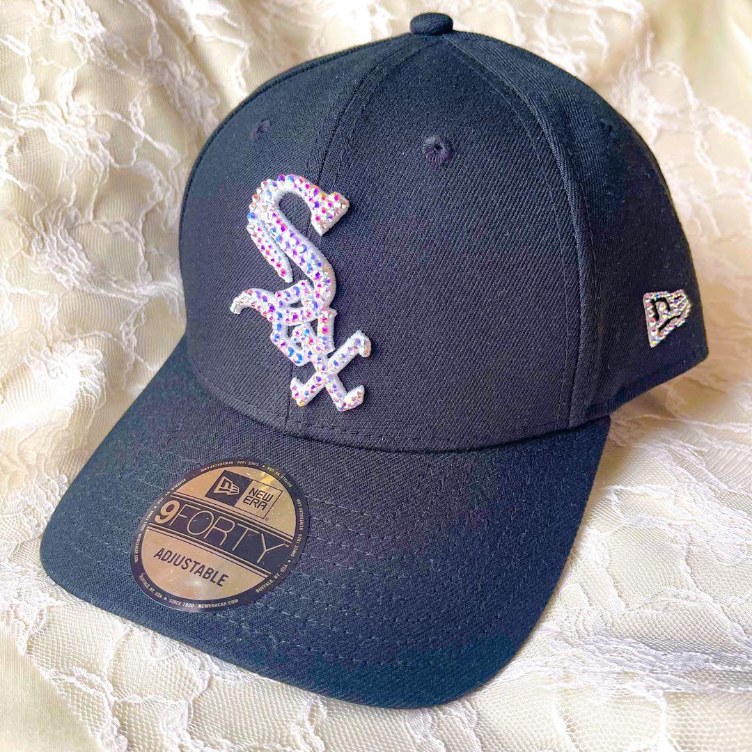 ニューエラ キャップ ラインストーン キラキラ9FORTY オーロラ