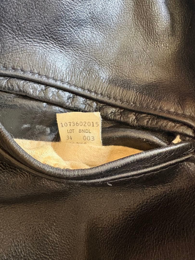 ジ*ス様 schottシングルライダース 襟付きボア無しサイズ34 - メルカリ