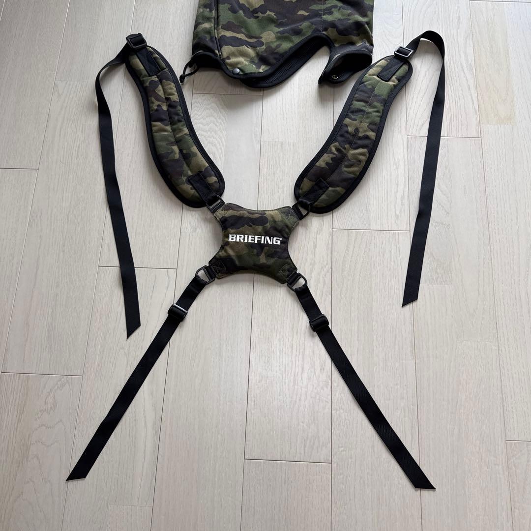 ブリーフィング CR-4 スタンドキャディバック ウッドランドカモ 廃盤品