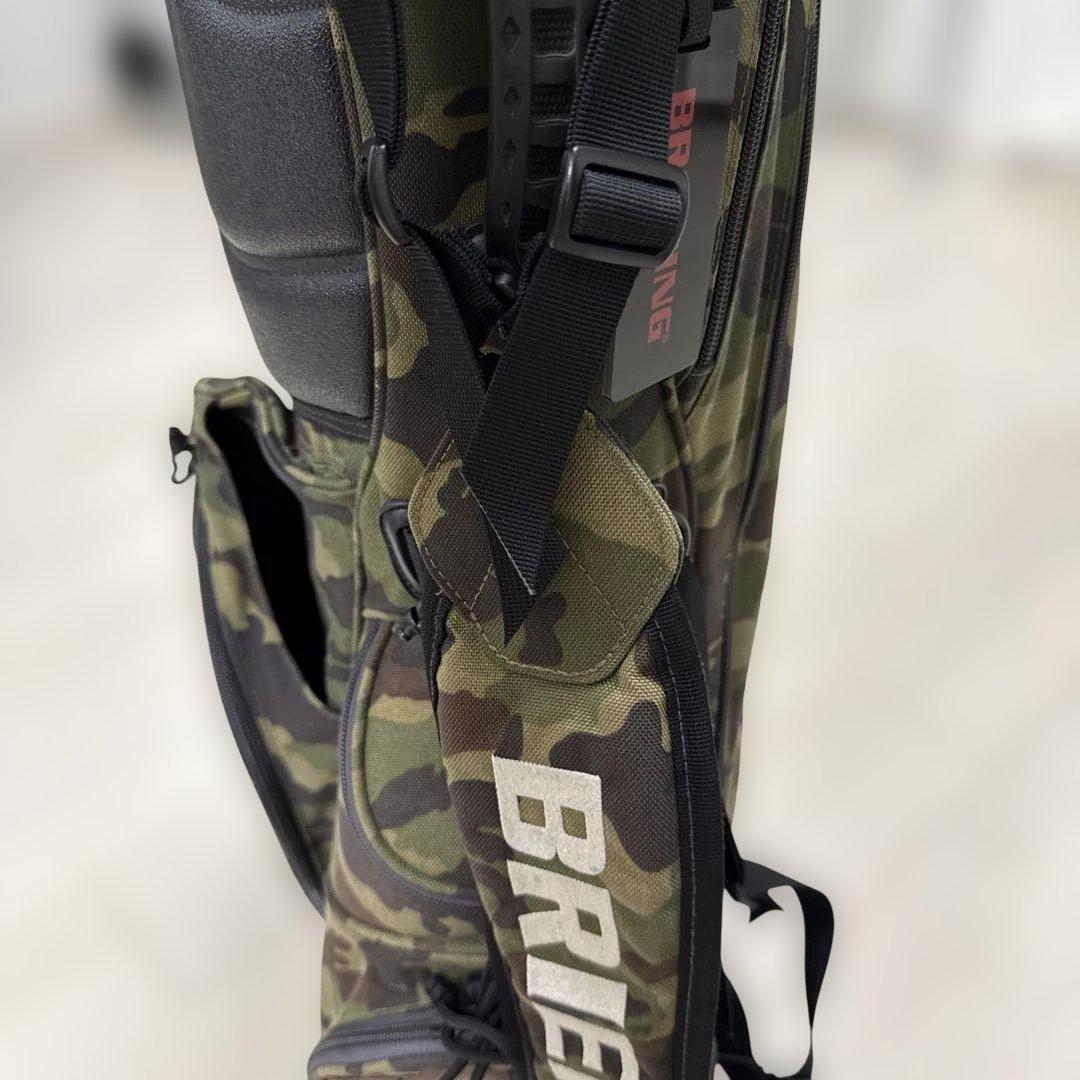 ブリーフィング CR-4 スタンドキャディバック ウッドランドカモ 廃盤品