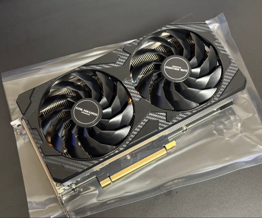 玄人志向 GeForce RTX 3070 8GB DPx3/HDMI 玄人志向 NVIDIA GeForce RTX3070 GDDR6 8GB GALAKURO Gaming Series