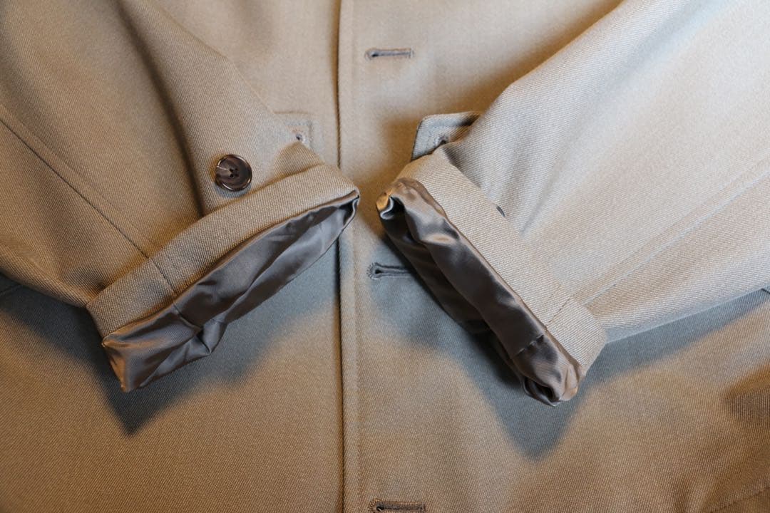 A.PRESSE ウールモヘア ビッグショートジャケット ベージュ - メルカリ