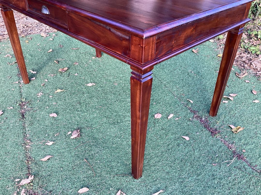 梅村千恵美様専用] アンティーク調 ダイニングテーブル マホガニー