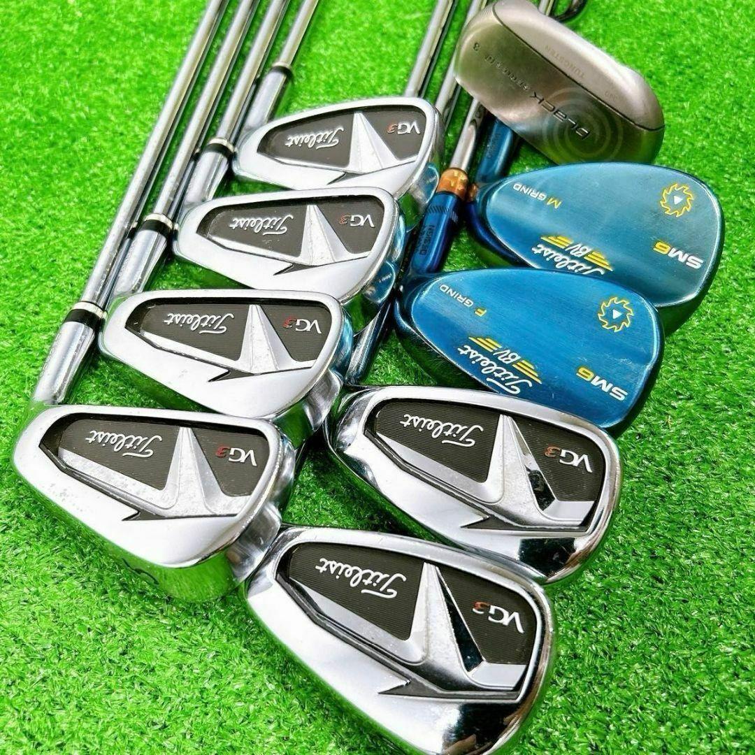 一流ブランド】タイトリスト VG3 メンズクラブセット 12本 初心者 男性