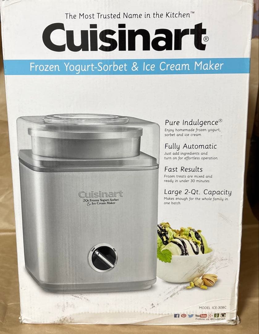 [新品！］Cuisinart クイジナート　アイスクリームメーカー Amazon | クイジナート ソフトクリームメーカー Cuisinart Ice-45 Mix