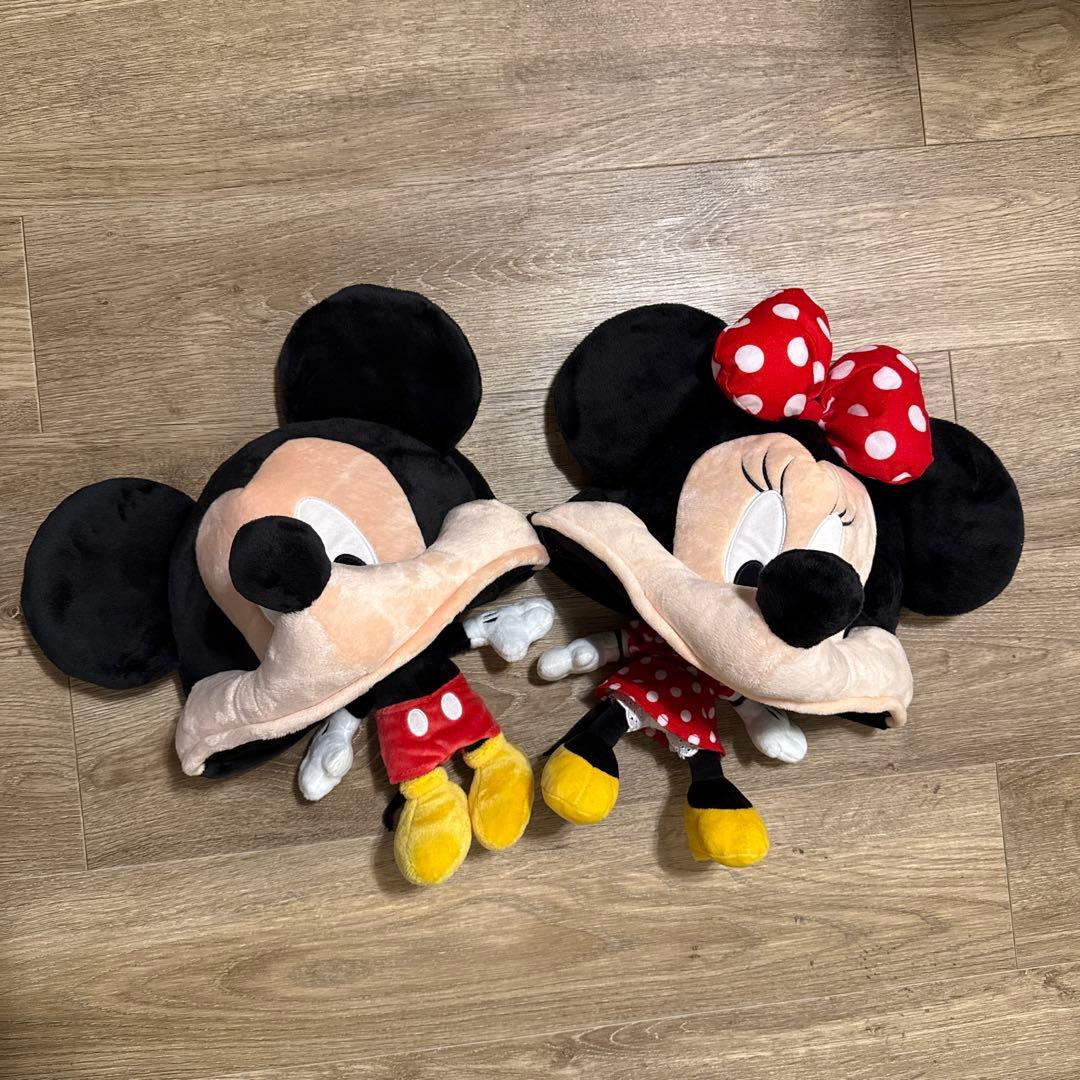 当日発送可】ミッキー ミニー ファンキャップセット 公式ディズニー