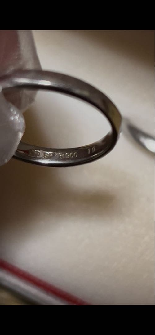Pt900 プラチナ リング 19号 9号 セット 9.4g