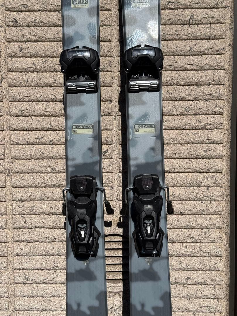 K2 RECKONER 92 スキー 169cm ビンディング付属 使用5回 - メルカリ