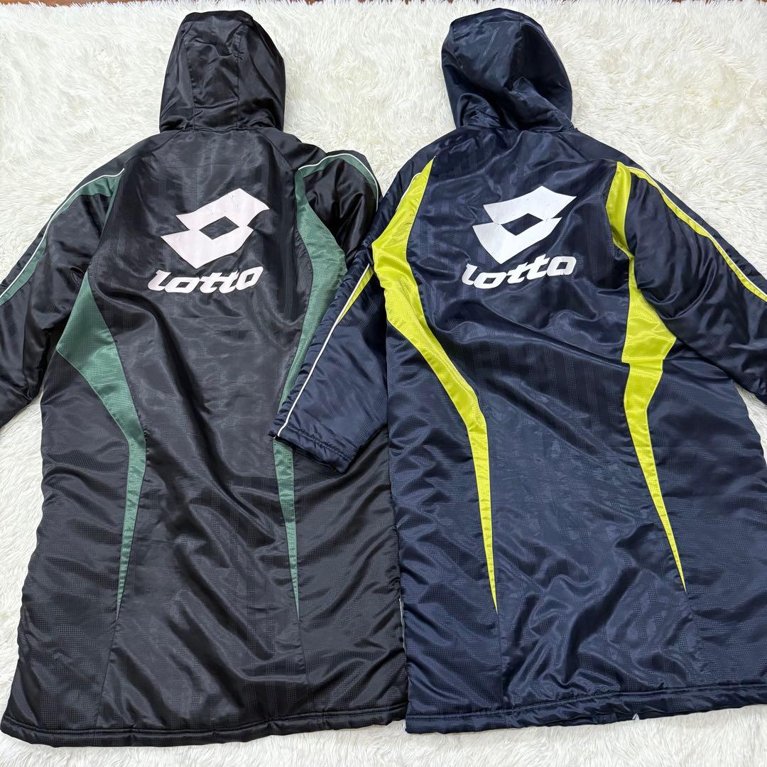 lotto ベンチコート 2個セット メンズ Lサイズ 黒 ネイビー - メルカリ