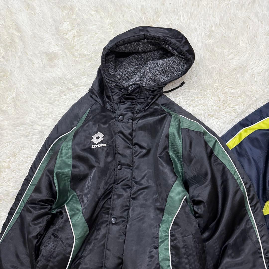 lotto ベンチコート 2個セット メンズ Lサイズ 黒 ネイビー - メルカリ