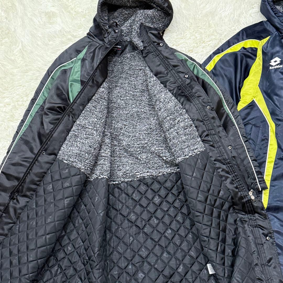 lotto ベンチコート 2個セット メンズ Lサイズ 黒 ネイビー - メルカリ