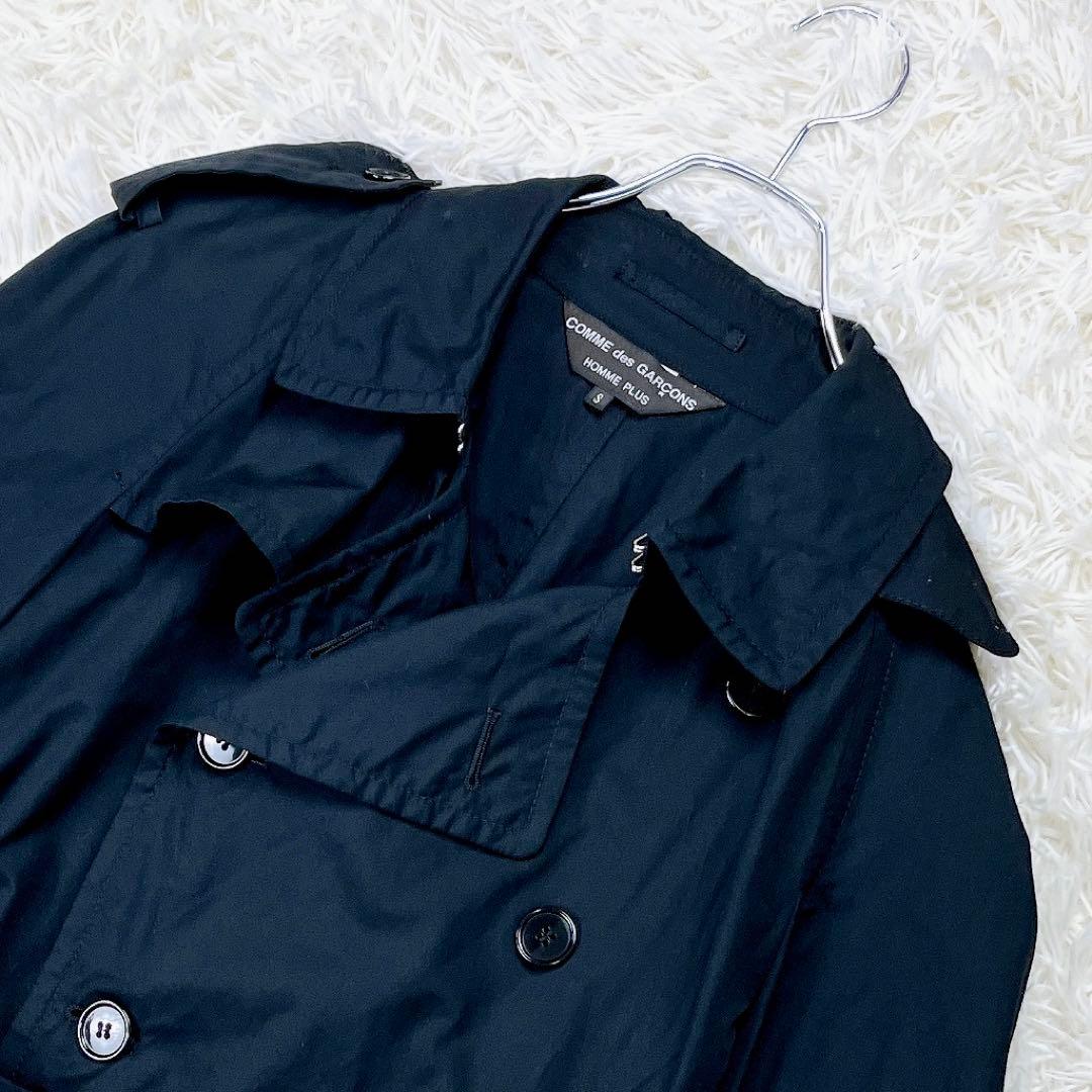 コムデギャルソン オムプリュス トレンチコート コットン ベルト