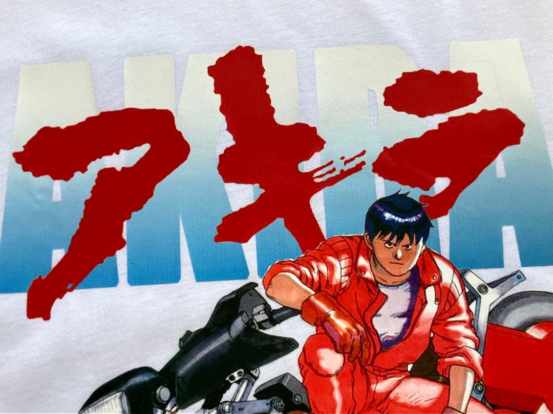 新品】 アキラ AKIRA 金田 カネダ Tシャツ L アニメ バイク 鉄雄