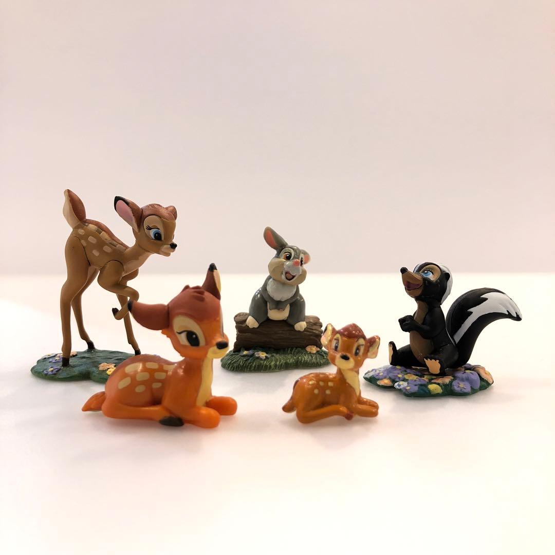 Disney ディズニー バンビ キャラクター 5体セット - メルカリ