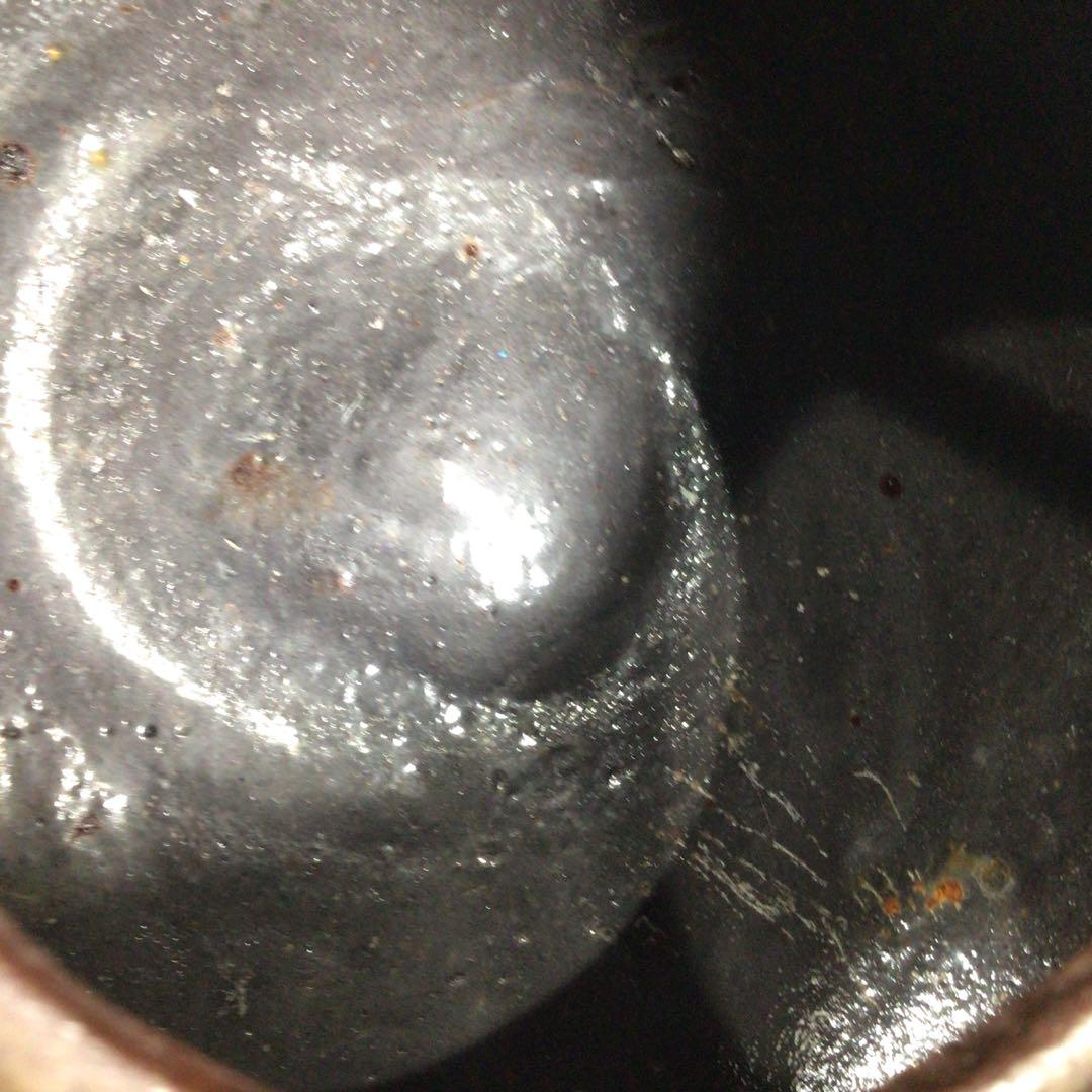 P385 銚子 『釜師 佐藤浄清造』『替蓋付』『平丸霰地紋』 共箱 酒